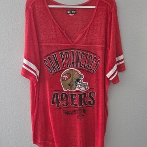 NFL Team Apparel Red T-Shirt
